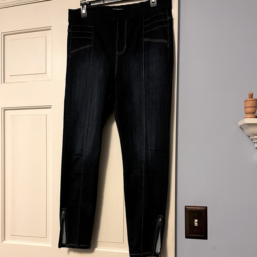 Liverpool pull on moto jeans